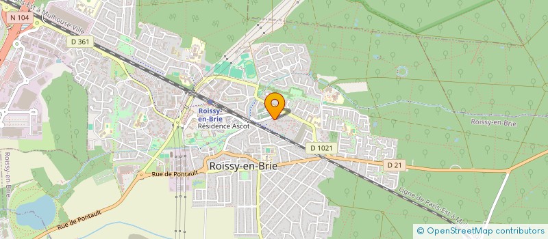 localisation de l'entreprise MADAME DIVINE BAYEYE  ROISSY-EN-BRIE