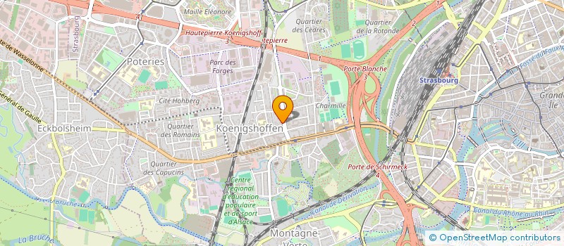 localisation de l'entreprise MADAME DIVNA SUVOCESMAKOVIC à STRASBOURG