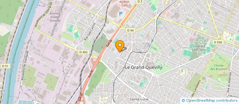 localisation de l'entreprise MADAME DIYE NIANG  LE GRAND-QUEVILLY