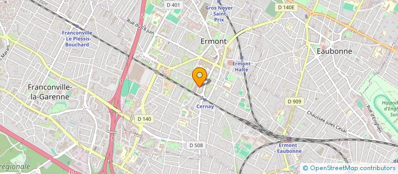 localisation de l'entreprise MADAME DIYE SOW  ERMONT