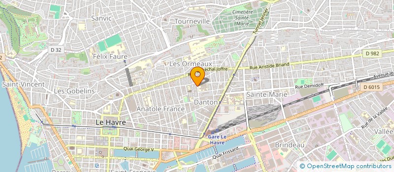 localisation de l'entreprise MADAME DJABA CAMARA à LE HAVRE