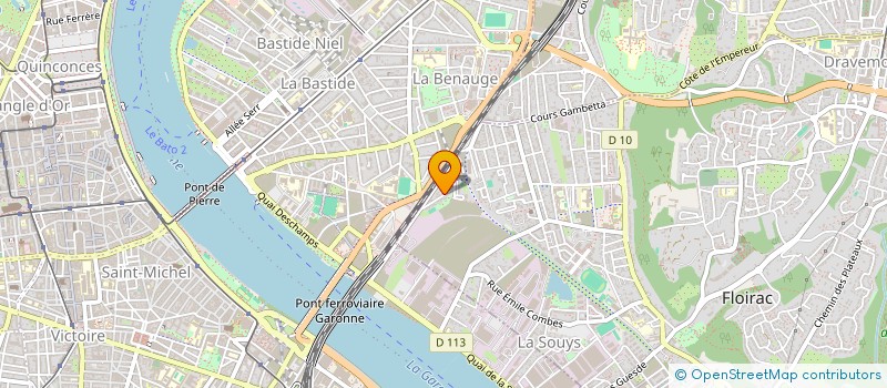 localisation de l'entreprise MADAME DJAHIDA BENYAKHOU  FLOIRAC