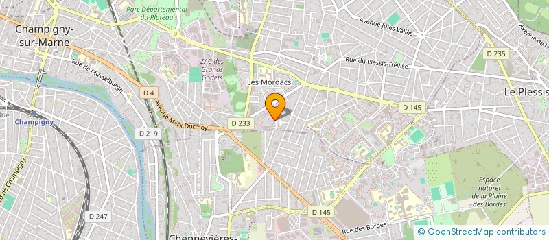 localisation de l'entreprise MADAME DJAHINON ANEGBELE à CHAMPIGNY-SUR-MARNE