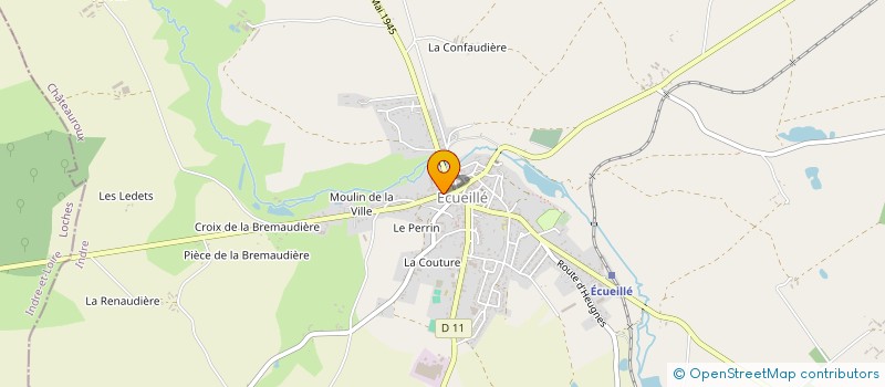 localisation de l'entreprise MADAME DJALIL CHAIMA à ECUEILLE