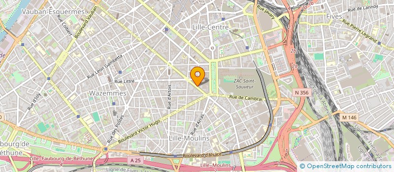 localisation de l'entreprise MADAME DJALILA FAHSSI à LILLE