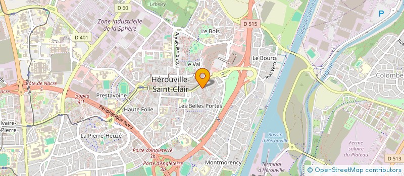 localisation de l'entreprise MADAME DJALILA SIMON à HEROUVILLE-SAINT-CLAIR