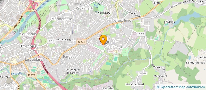 localisation de l'entreprise MADAME DJAMILA ABDELMALEK à PANAZOL