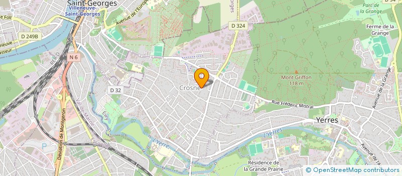 localisation de l'entreprise MADAME DJAMILA ALMABOUDI  CROSNE