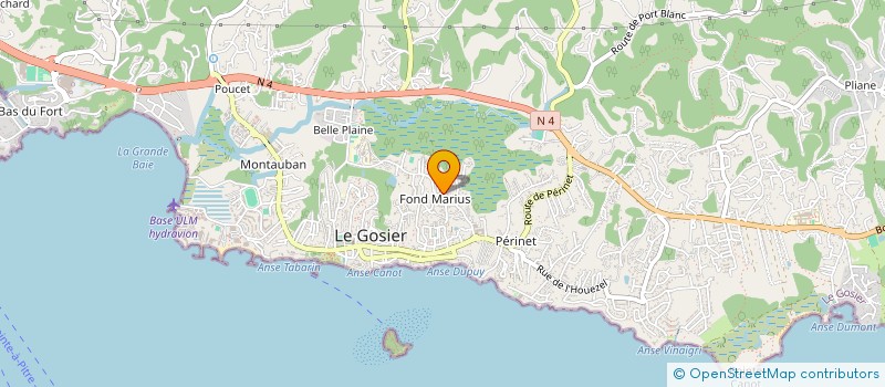 localisation de l'entreprise MADAME DJAMILA ANCARNO à LE GOSIER