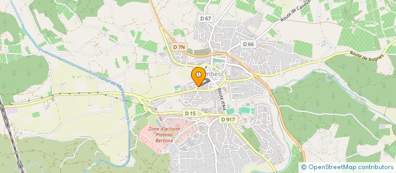 localisation de l'entreprise MADAME DJAMILA BEDJAOUI  LAMBESC