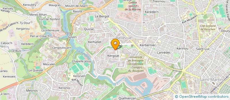 localisation de l'entreprise MADAME DJAMILA BEKKAL à BREST