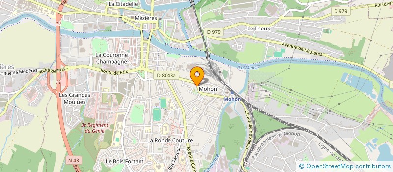 localisation de l'entreprise MADAME DJAMILA BEN ALI  CHARLEVILLE-MEZIERES