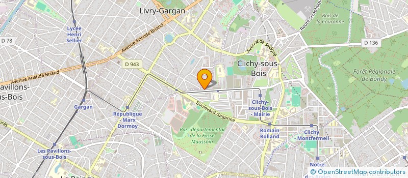 localisation de l'entreprise MADAME DJAMILA BOUDIAF à CLICHY-SOUS-BOIS
