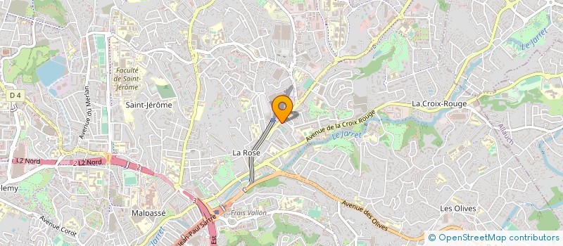 localisation de l'entreprise MADAME DJAMILA BOUKSIL à MARSEILLE