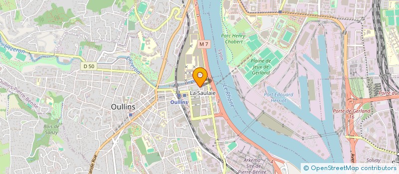 localisation de l'entreprise MADAME DJAMILA CERRA-CHERAKA  OULLINS-PIERRE-BENITE