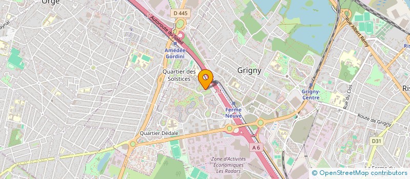 localisation de l'entreprise MADAME DJAMILA COZOGUIER  GRIGNY