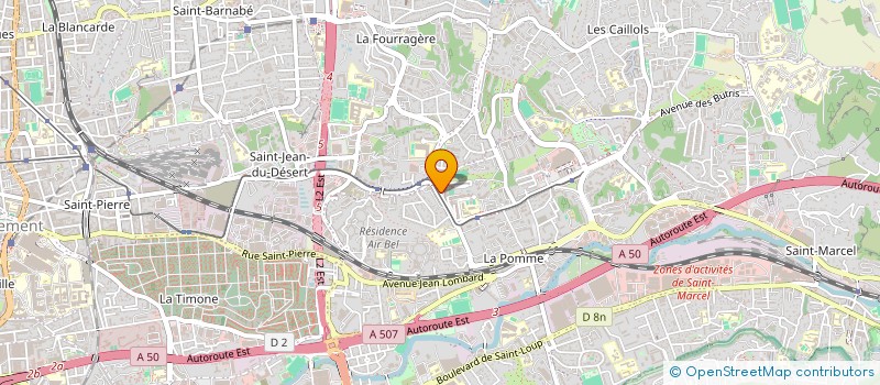 localisation de l'entreprise MADAME DJAMILA DAOUDOU  MARSEILLE