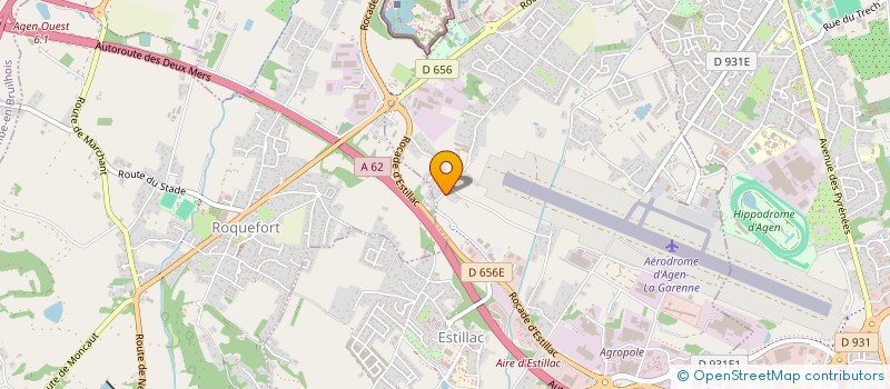 localisation de l'entreprise MADAME DJAMILA DJEBARA  ESTILLAC