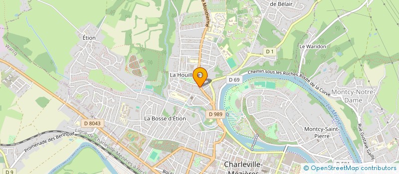 localisation de l'entreprise MADAME DJAMILA DJEBEL  CHARLEVILLE-MEZIERES