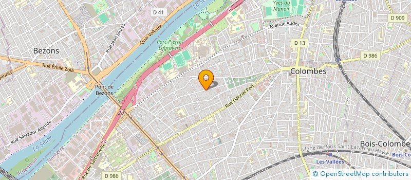 localisation de l'entreprise MADAME DJAMILA DJELOUAH à COLOMBES