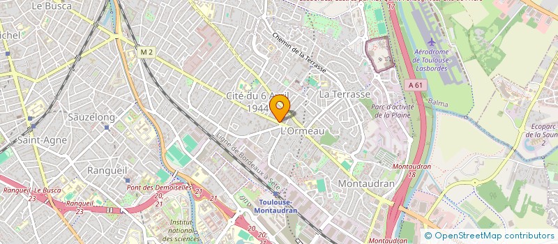 localisation de l'entreprise MADAME DJAMILA FORNY à TOULOUSE