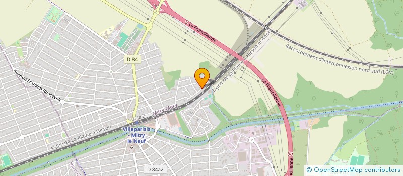 localisation de l'entreprise MADAME DJAMILA FRAIHI  MITRY-MORY