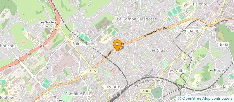 localisation de l'entreprise MADAME DJAMILA GHEIDENE à BESANCON