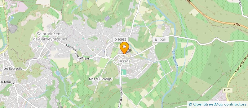 localisation de l'entreprise MADAME DJAMILA HADDOUCHE  ASSAS