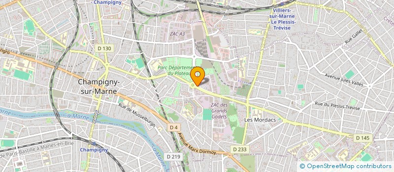 localisation de l'entreprise MADAME DJAMILA IHADJADENE  CHAMPIGNY-SUR-MARNE