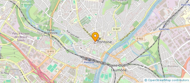 localisation de l'entreprise MADAME DJAMILA IMOUSSOURA  PONTOISE