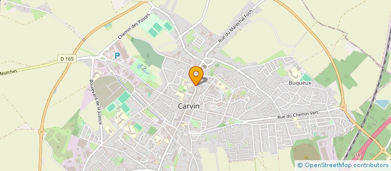 localisation de l'entreprise MADAME DJAMILA IRSANE  CARVIN