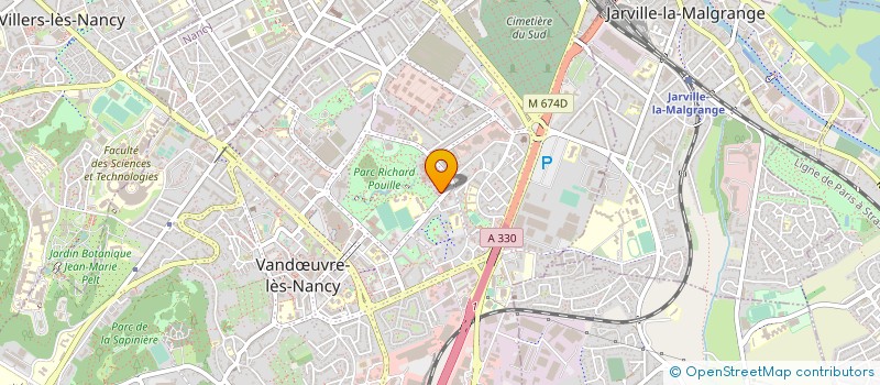 localisation de l'entreprise MADAME DJAMILA LAMA  VANDUVRE-LES-NANCY