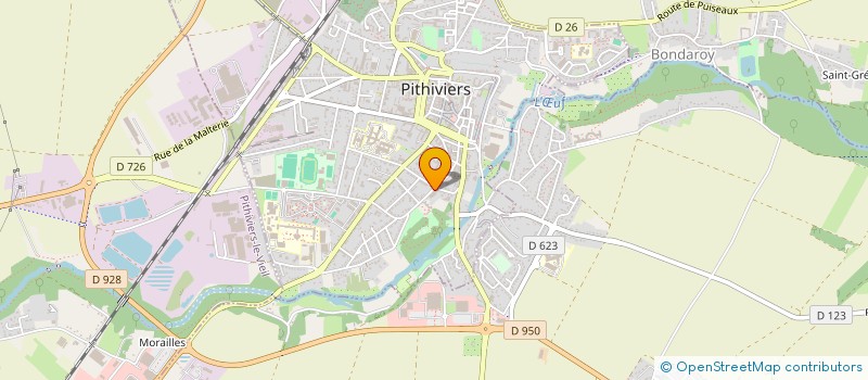 localisation de l'entreprise MADAME DJAMILA LOUALI à PITHIVIERS
