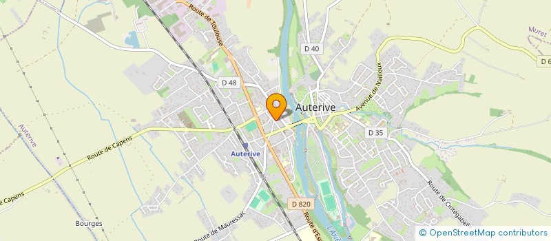 localisation de l'entreprise MADAME DJAMILA MACHOU  AUTERIVE