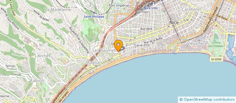 localisation de l'entreprise MADAME DJAMILA MAMI à NICE