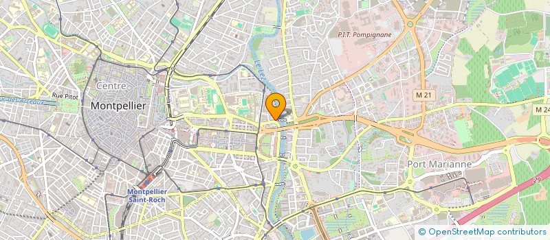 localisation de l'entreprise MADAME DJAMILA MARMI à MONTPELLIER
