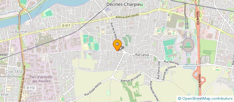 localisation de l'entreprise MADAME DJAMILA OUNNAS à DECINES-CHARPIEU