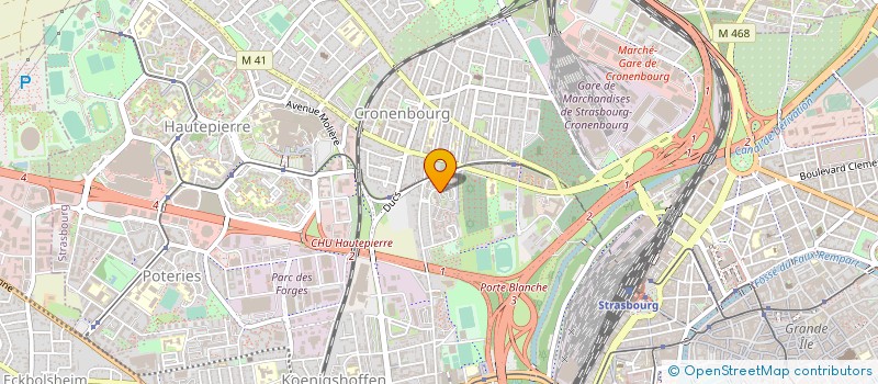 localisation de l'entreprise MADAME DJAMILA REMINI à STRASBOURG