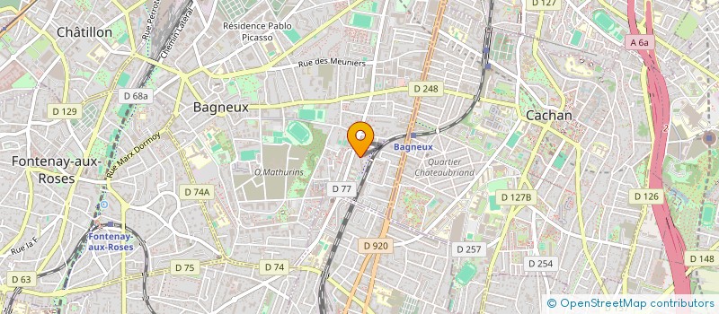 localisation de l'entreprise MADAME DJAMILA SAAL à BAGNEUX