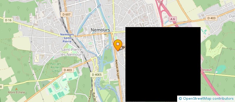 localisation de l'entreprise MADAME DJAMILA TAOUCI  NEMOURS