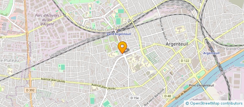 localisation de l'entreprise MADAME DJAMILA TEMOUCH à ARGENTEUIL