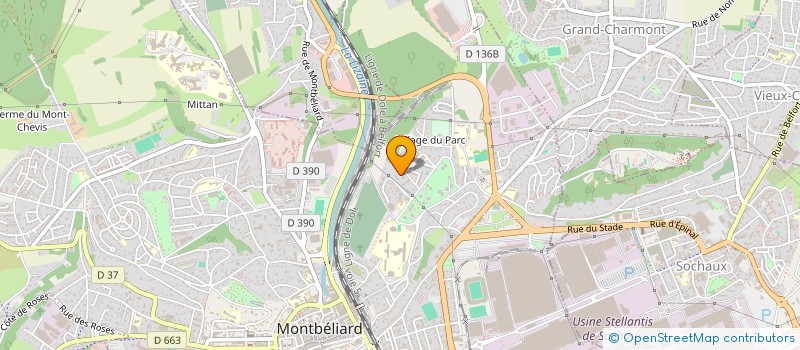 localisation de l'entreprise MADAME DJAMILA ZAFZAFI à MONTBELIARD