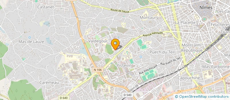 localisation de l'entreprise MADAME DJAMILAH NORGAT  NIMES