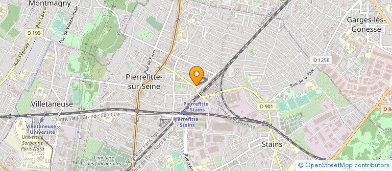 localisation de l'entreprise MADAME DJAMILIA DERRADJI à PIERREFITTE-SUR-SEINE