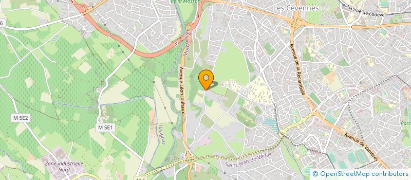 localisation de l'entreprise MADAME DJAMILLA CHAKOR à MONTPELLIER