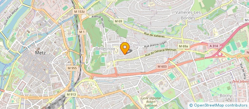 localisation de l'entreprise MADAME DJAMILLA FOUDI à METZ