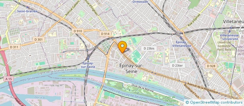 localisation de l'entreprise MADAME DJAOUIDA LEKCER  EPINAY-SUR-SEINE