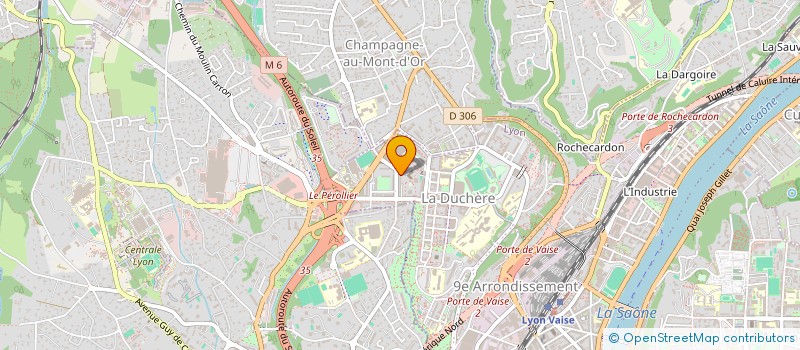 localisation de l'entreprise MADAME DJAOUIDA YAHOUI  LYON