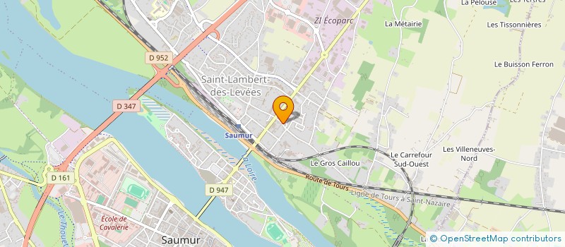 localisation de l'entreprise MADAME DJASMA REGICE  SAUMUR