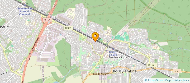 localisation de l'entreprise MADAME DJAWUDA MOGNEDAOU  ROISSY-EN-BRIE